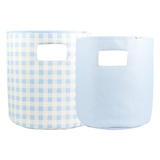 Wholesale The Beaufort Bonnet Company Buckhead Blue Gingham Soft Storage